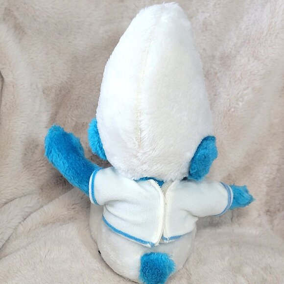 Vintage 1979 SMURF Peyo Wallace Berrie & CO. Plush Toy 11" I Smurf You T Shirt - Picture 3 of 8
